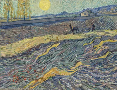Laboureur dans un Champ by Vincent van Gogh