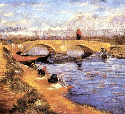 The Gleize Bridge over the Vigneyret Canal by Vincent van Gogh