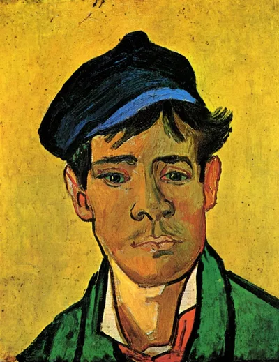 Young Man with a Hat by Vincent van Gogh