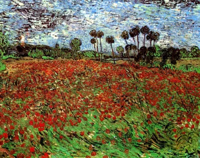 Field with Poppies by Vincent van Gogh