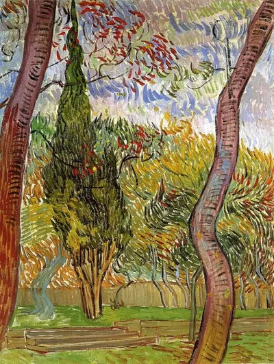 The Garden of Saint-Paul Hospital by Vincent van Gogh
