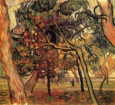 Study of Pine Trees by Vincent van Gogh