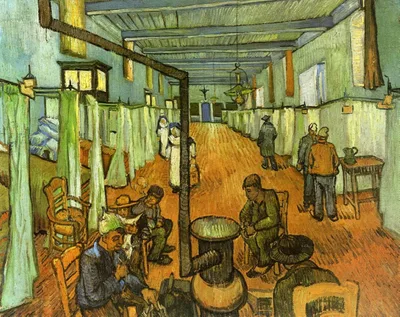 Ward in the Hospital at Arles by Vincent van Gogh