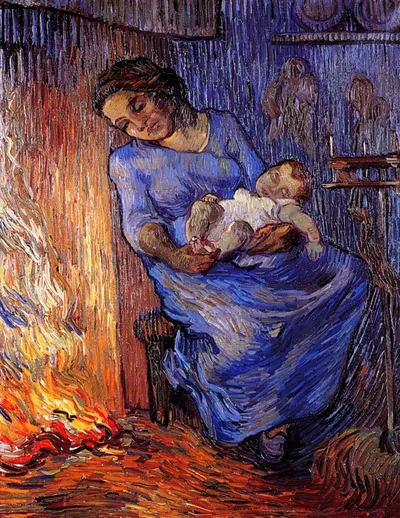 The Man is at Sea (after Demont-Breton) by Vincent van Gogh