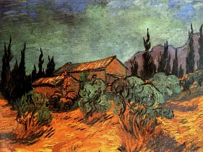 Wooden Sheds by Vincent van Gogh