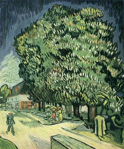 Chestnut Trees in Blossom by Vincent van Gogh