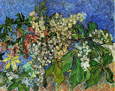 Blossoming Chestnut Branches by Vincent van Gogh