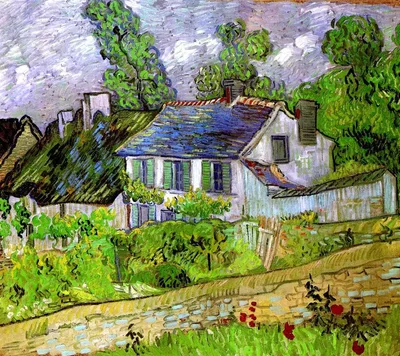 Houses in Auvers by Vincent van Gogh