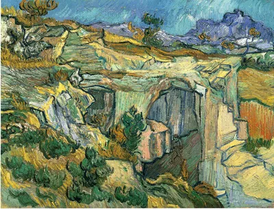 Entrance to a Quarry near Saint Remy by Vincent van Gogh