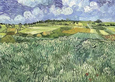 Plain near Auvers by Vincent van Gogh