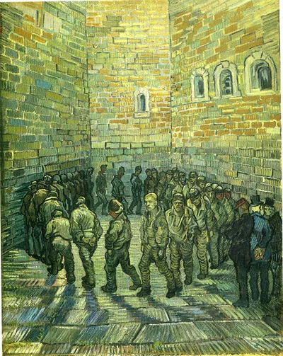 Prisoners Exercising (Prisoners Round) by Vincent van Gogh