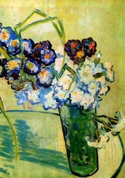Still Life Glass with Carnations by Vincent van Gogh