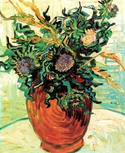 Still Life with Thistles by Vincent van Gogh