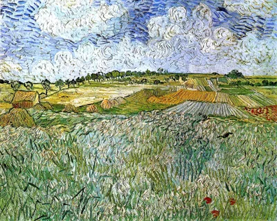 The Plain at Auvers by Vincent van Gogh