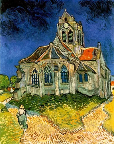 The Church at Auvers by Vincent van Gogh