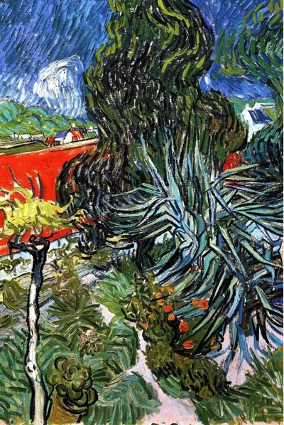 The Garden of Doctor Gachet at Auvers-sur-Oise by Vincent van Gogh