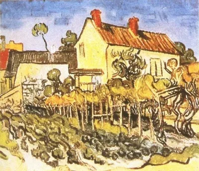 The House of Pere Eloi by Vincent van Gogh