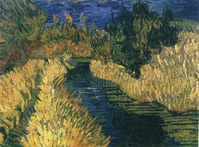 The Little Stream by Vincent van Gogh