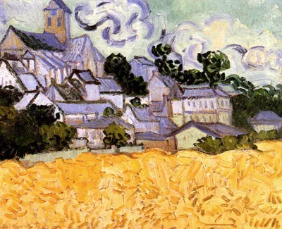 View of Auvers with Church by Vincent van Gogh