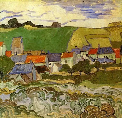 View of Auvers by Vincent van Gogh