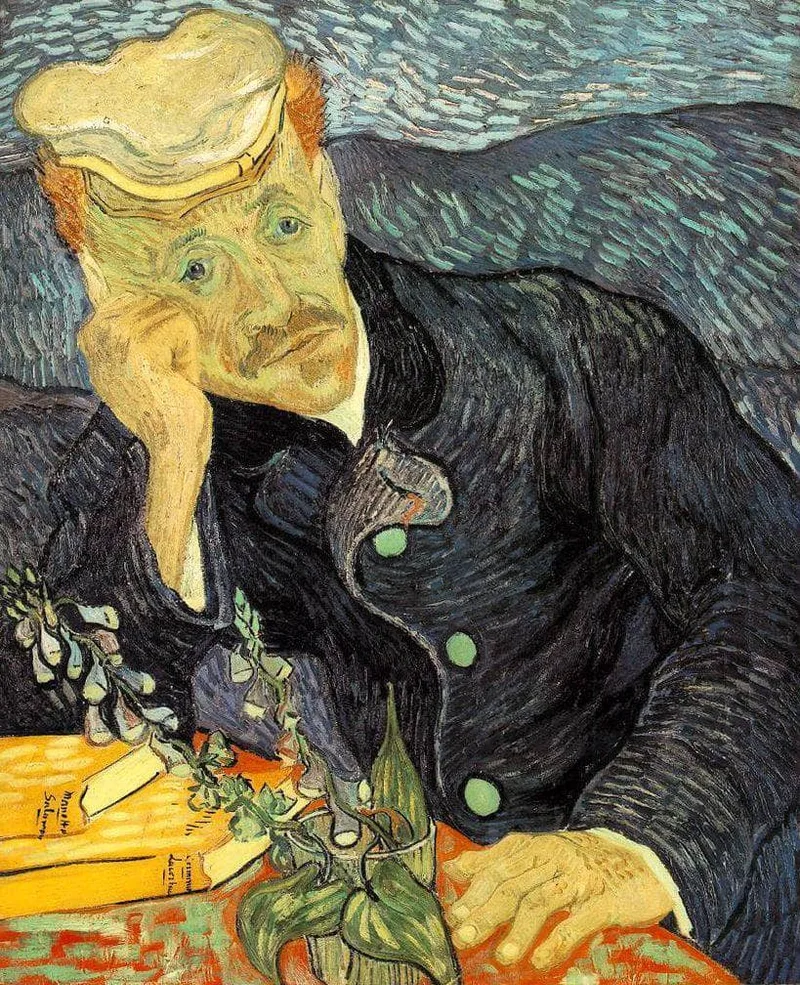 Portrait of Doctor Gachet by Vincent van Gogh